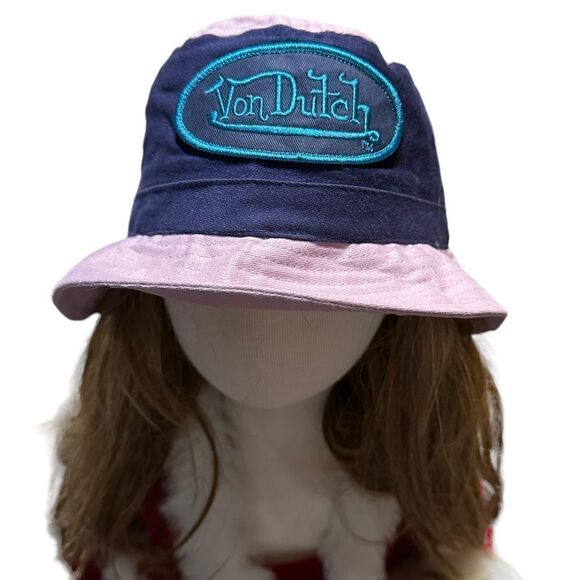 Vintage Von Dutch Bucket Fisherman Youth/Kids Hat Y2K - Picture 3 of 5